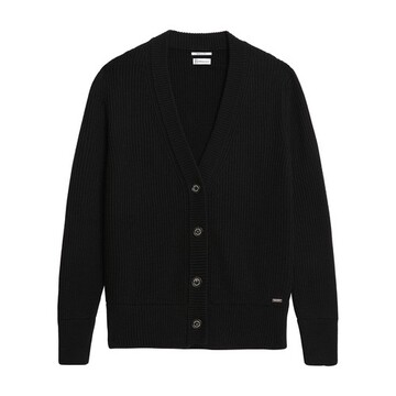 Woolrich Merino Wool Cardigan in black