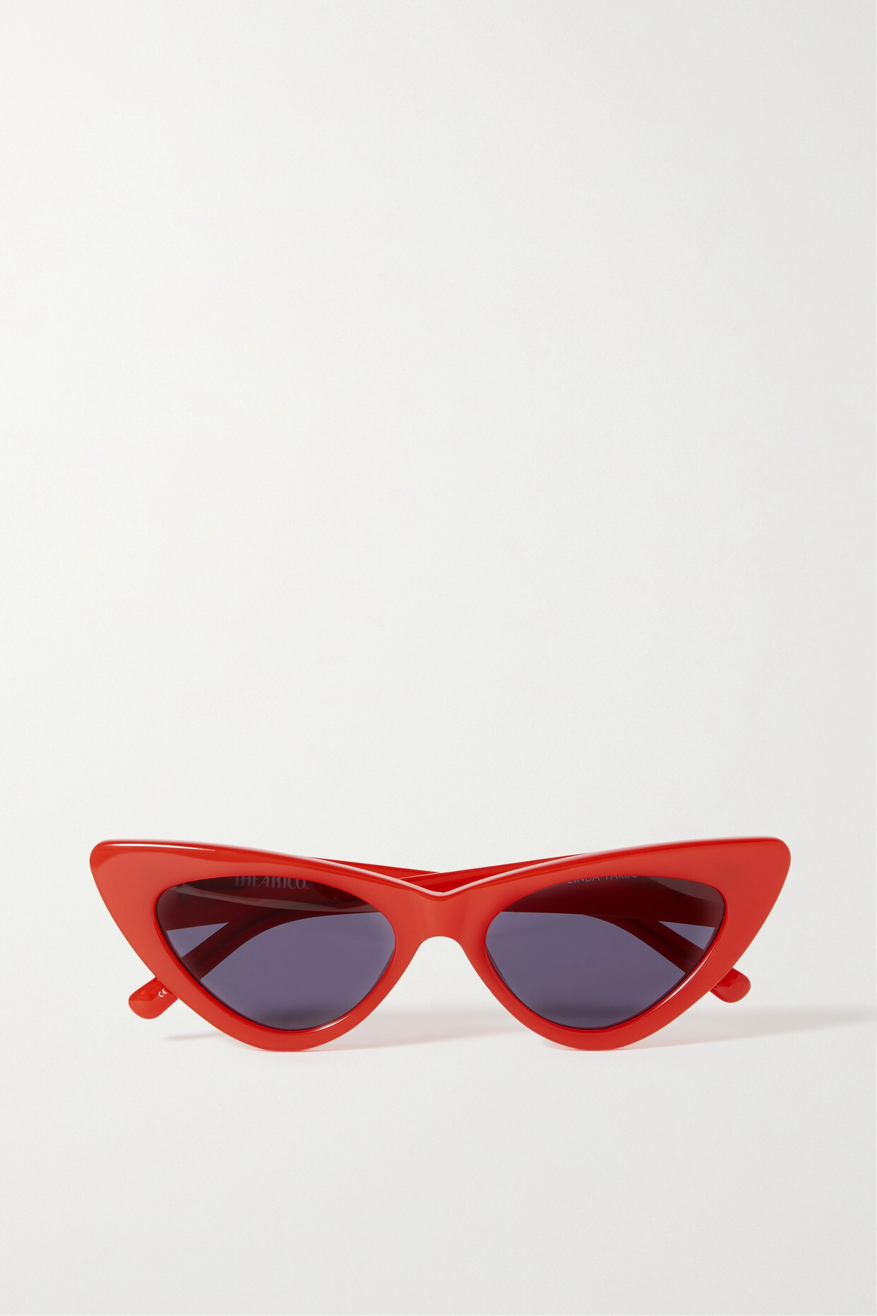 The Attico - Dora Cat-eye Acetate Sunglasses - Red