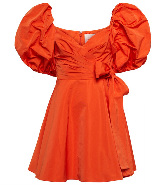 Valentino Taffeta minidress in orange