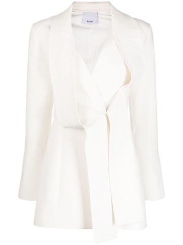 acler braeside minidress - white