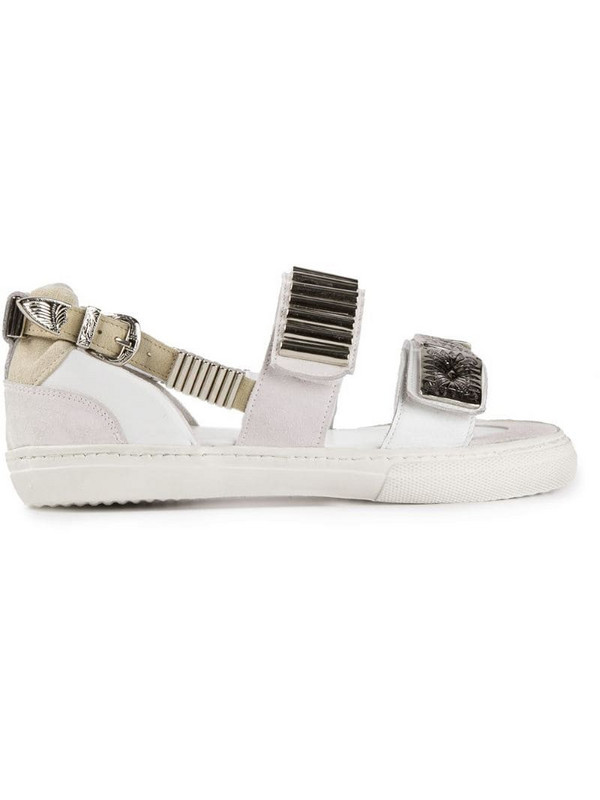 Toga chunky sandals in white