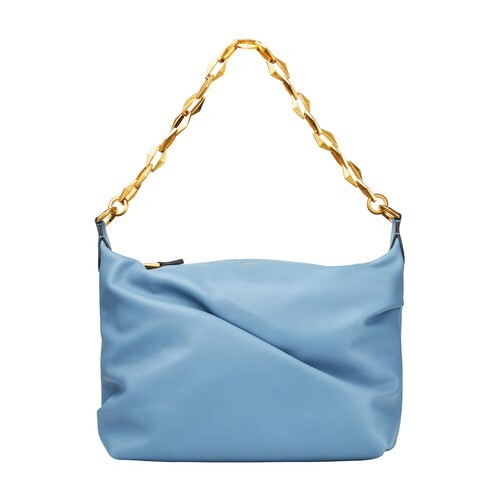 Jimmy Choo Diamond Soft hobo bag in blue / gold