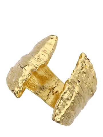 federica tosi daisy thick ring in gold