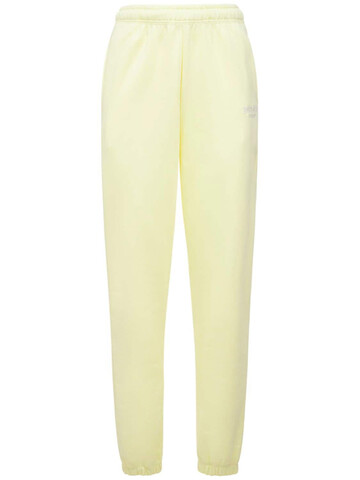 ROTATE Mimi Organic Cotton Sweatpants in yellow