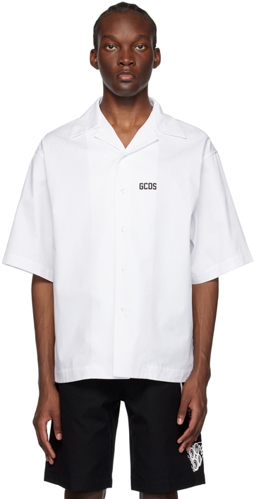 gcds white printed shirt