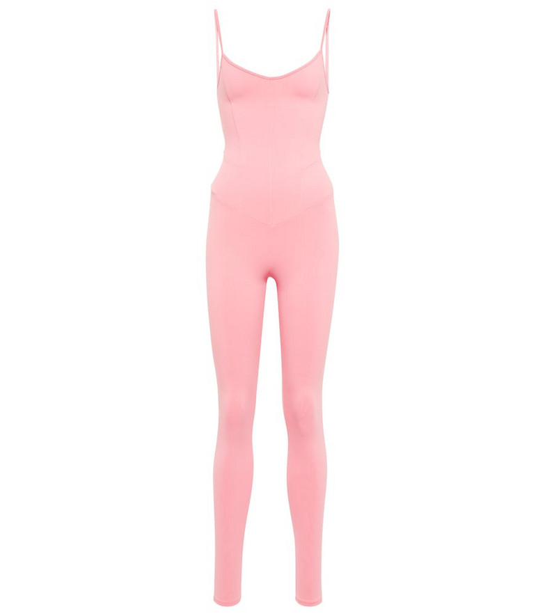 Live The Process Corset jumpsuit in pink