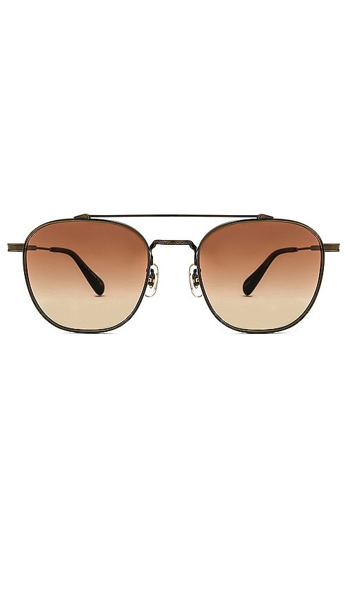Oliver Peoples Mandeville Sunglasses in Metallic Gold