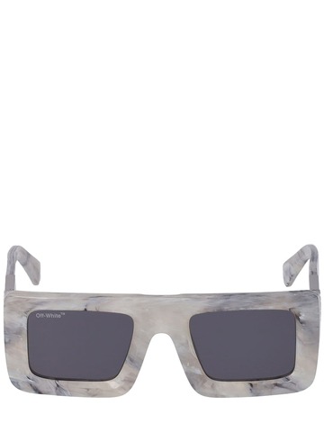 off-white leonardo squared acetate sunglasses