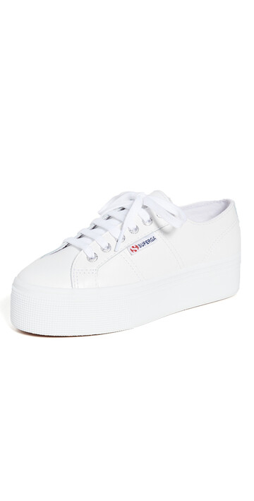 Superga 2790 Platform Sneakers in white
