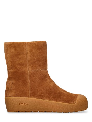 Bally Curling Gstaad Boots in camel