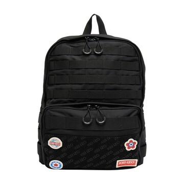 kenzo backpack with logo in black