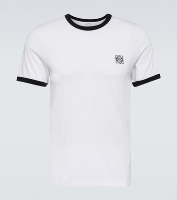 loewe anagram cotton jersey t-shirt in white