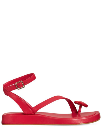 GIA X RHW 40mm Lvr Exclusive Rosie 18 Sandals in red