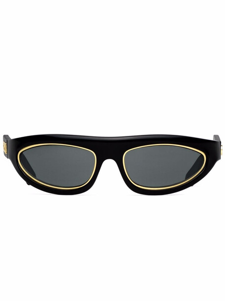Gucci Eyewear Mask cat-eye sunglasses - Black