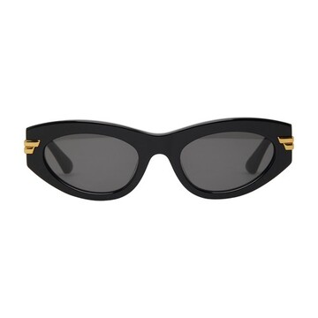 Bottega Veneta Angle sunglasses in black / grey