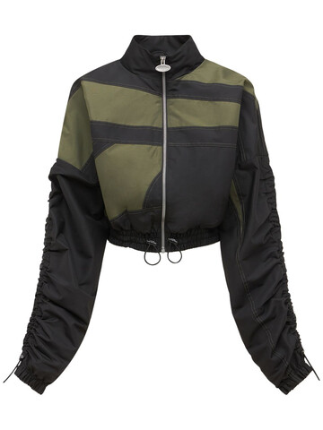 REEBOK CLASSICS Cardi B Woven Jacket in black / green