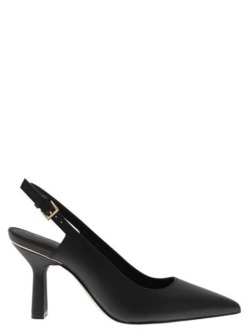 Michael Kors Cleo Sling Leather Sandal in black