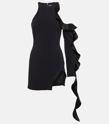 david koma asymmetrical minidress in black