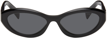 prada eyewear black symbole sunglasses