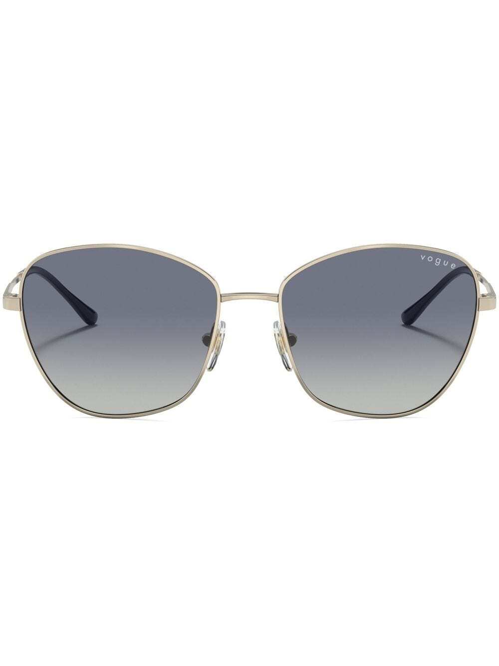 Vogue Eyewear round-frame tinted sunglasses - Gold