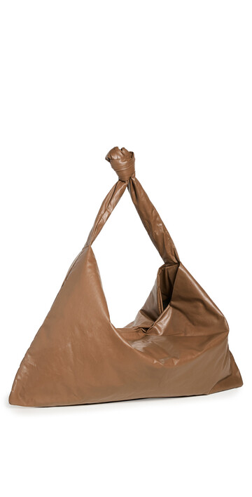 KASSL Square Medium Oil Bag in camel