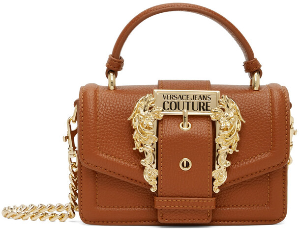 Versace Jeans Couture Brown Couture I Top Handle Bag