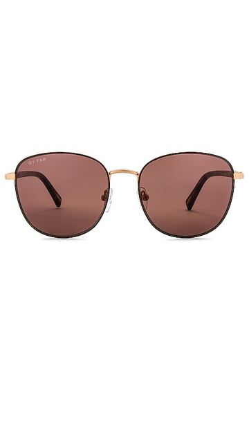 by far gibson sunglasses in metallic gold