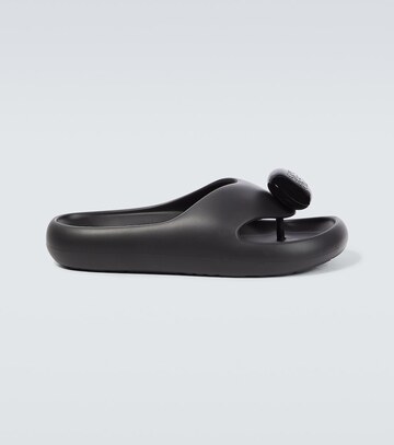 loewe anagram thong sandals in black