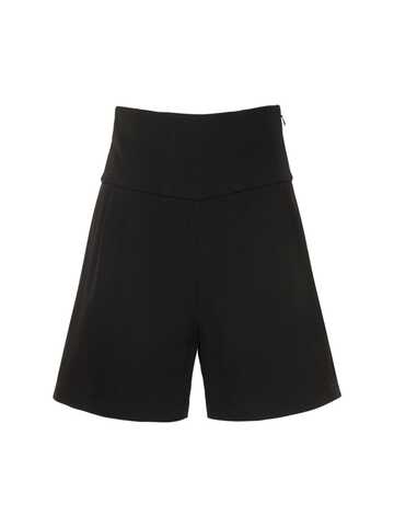 BITE STUDIOS Fitted Viscose Cady Shorts in black