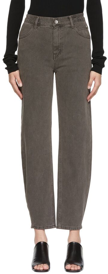 LOW CLASSIC Gray Cocoon Fit Jeans in grey