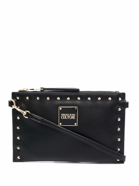 Versace Jeans Couture stud-embellished crossbody bag - Black