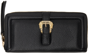 versace jeans couture black couture1 continental wallet