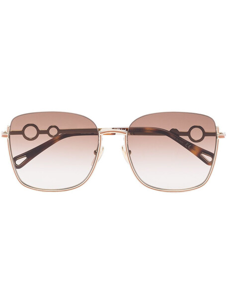 Chloé Eyewear Sofya square-frame sunglasses - Brown