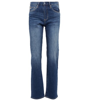 ag jeans alexxis high-rise slim jeans in blue