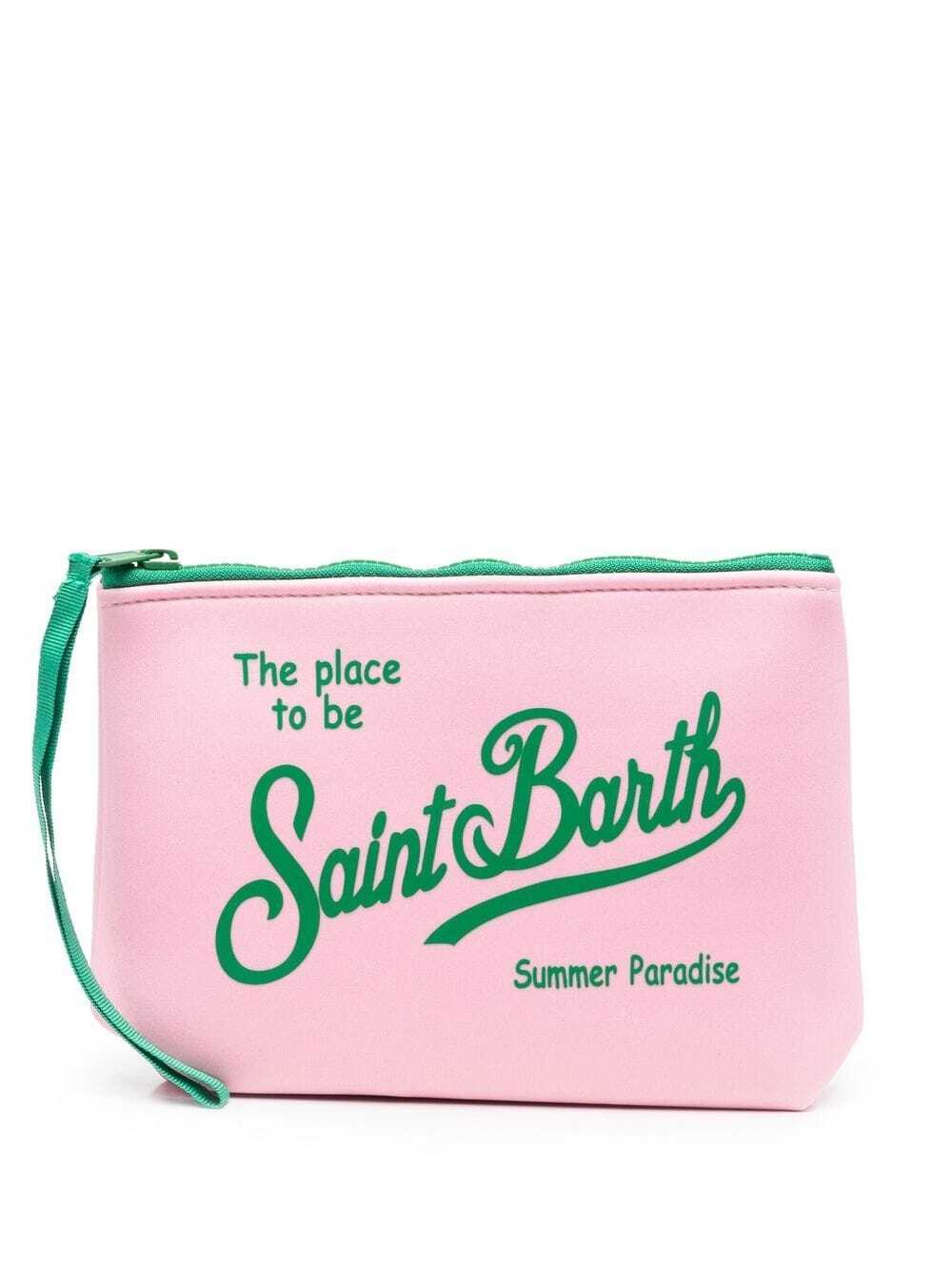 MC2 Saint Barth Aline graphic-print make up bag - Pink