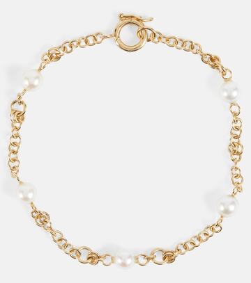spinelli kilcollin gravity 18kt gold bracelet with akoya pearls