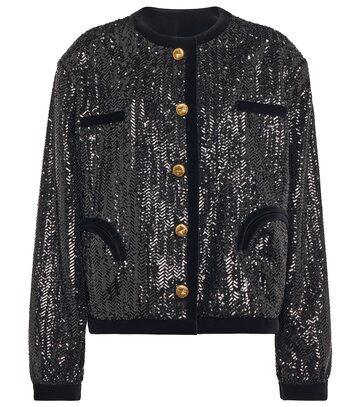 Blazé Milano Sequined jacket in black