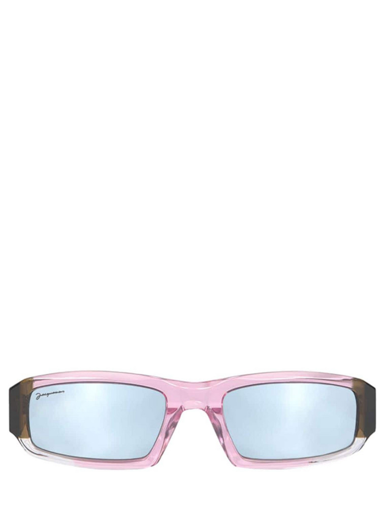JACQUEMUS Les Lunettes Altù Acetate Sunglasses in pink / multi