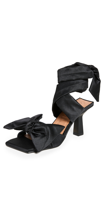 GANNI Soft Sandals in black