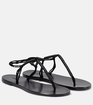 Isabel Marant Juha leather sandals in black