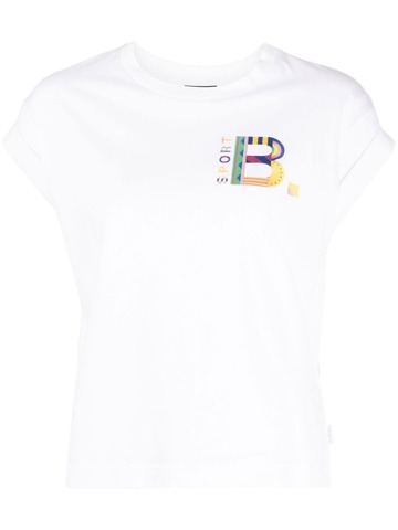 SPORT b. by agnès b. SPORT b. by agnès b. embroidered-logo short-sleeve T-shirt - White