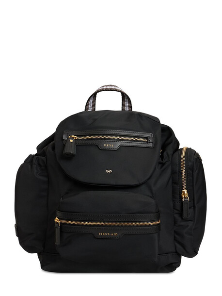ANYA HINDMARCH Recycled Nylon Backpack in black
