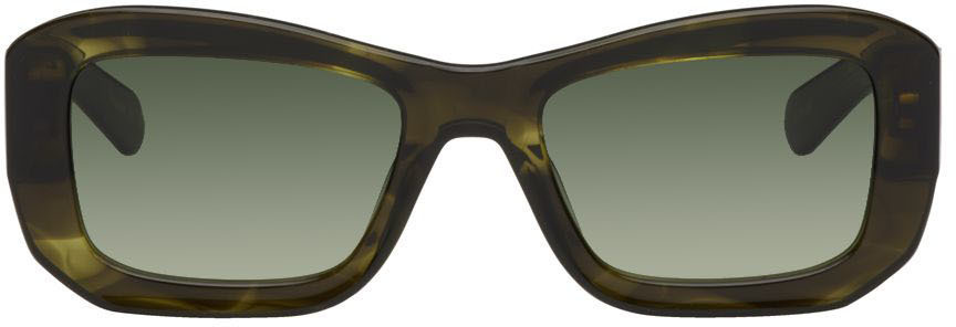 FLATLIST EYEWEAR Green Norma Sunglasses