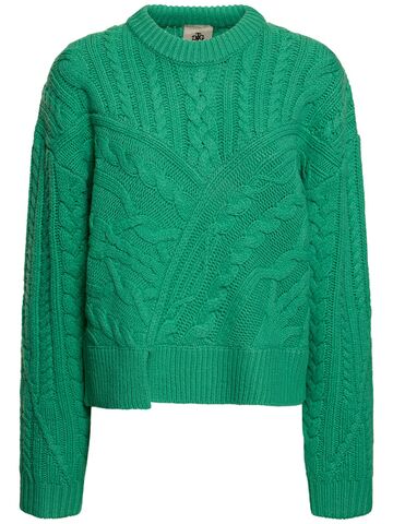 THE GARMENT Canada Wool Knit Crewneck Sweater in green