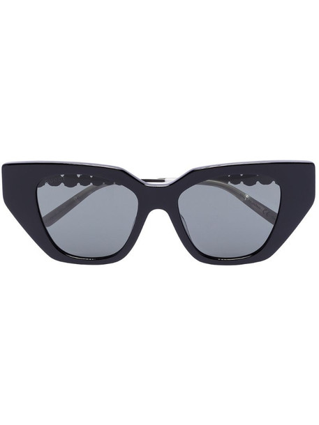 Gucci Eyewear cat-eye crystal-embellished sunglasses in black