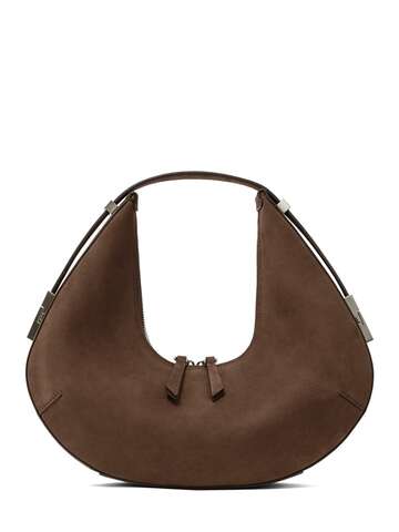 OSOI Toni Hobo Leather Shoulder Bag in brown