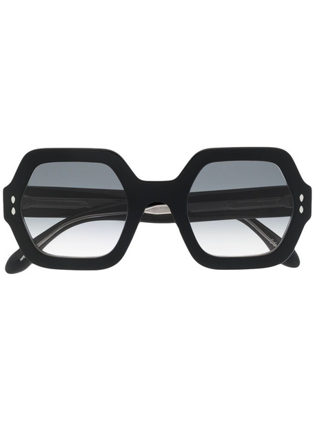 Isabel Marant Eyewear Ely hexagon-frame sunglasses - Black