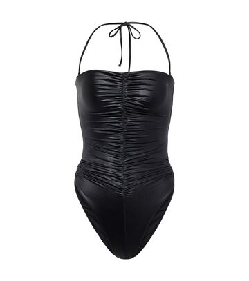 Saint Laurent Halterneck swimsuit in black