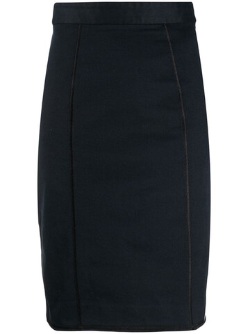 Dolce & Gabbana Pre-Owned 1990s knee-length pencil skirt in blue