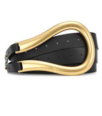 Bottega Veneta Leather belt in black